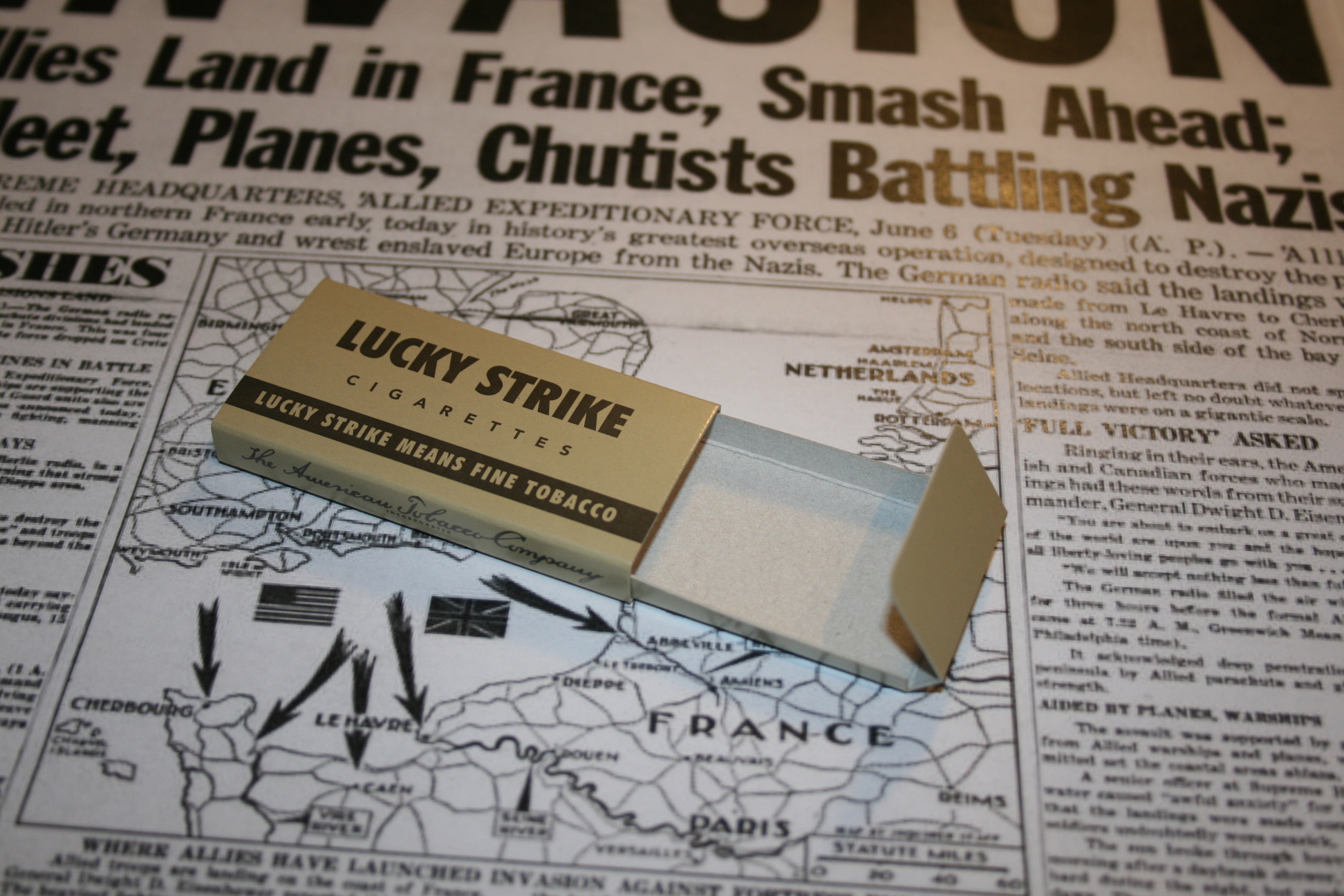 Lucky Strike Cigarette Packet – K Ration Issue