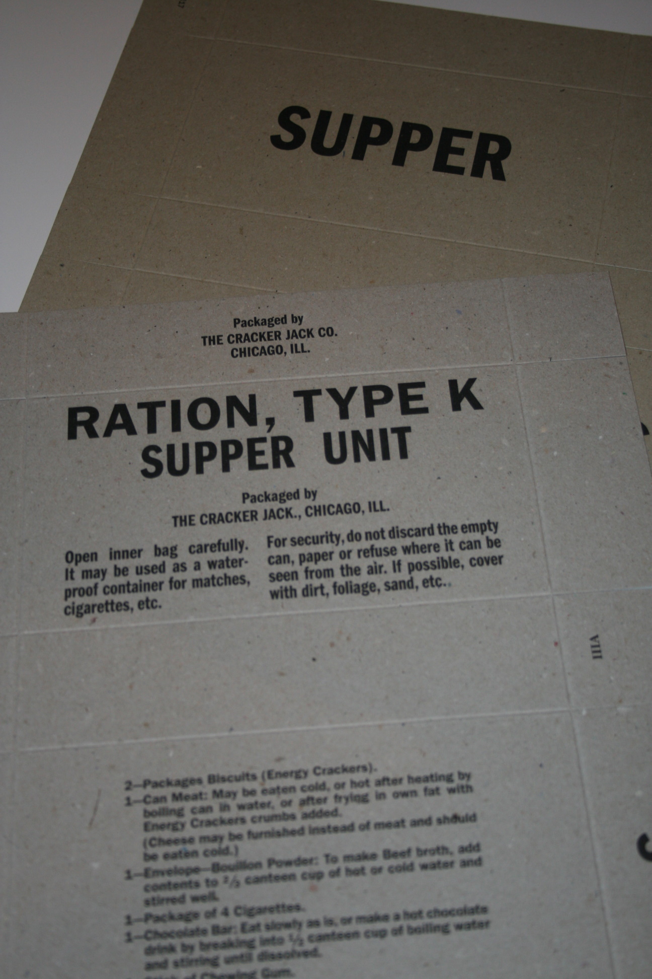 k Ration - Crackerjack Food Company