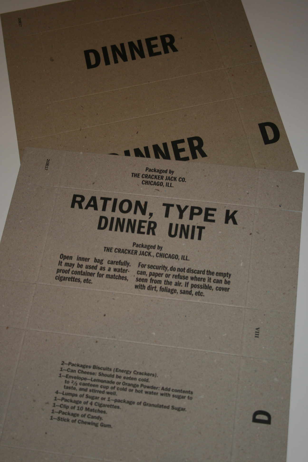 k Ration - Crackerjack Food Company