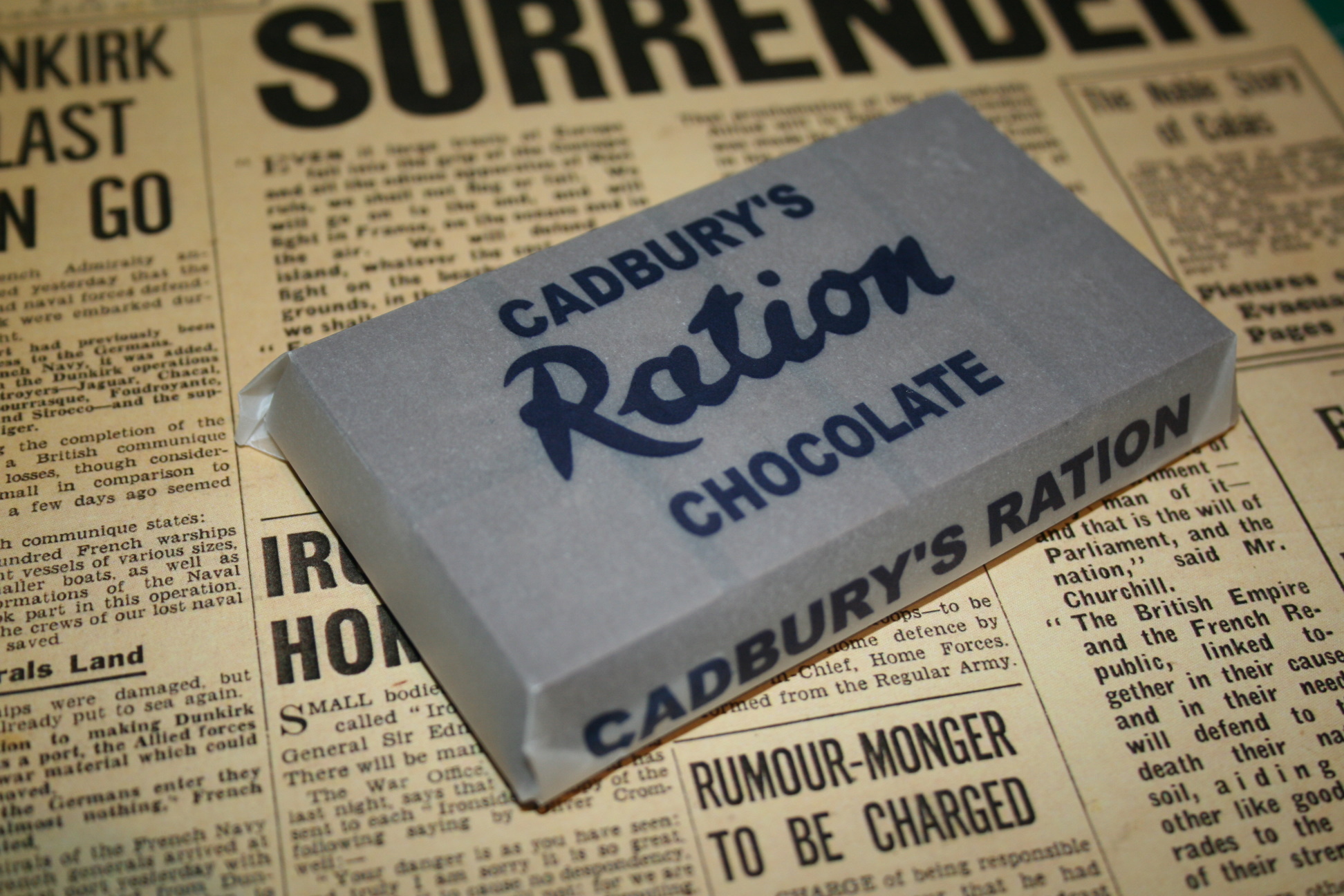 Cadburys Ration Chocolate bar mould